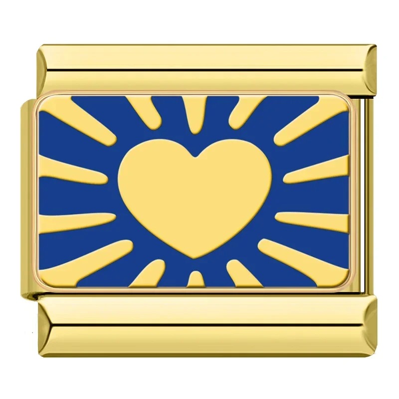 Charm Coração Radiante Gold