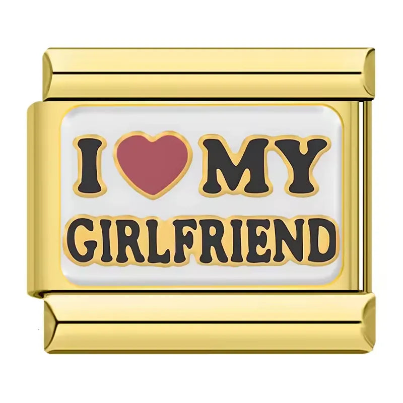 Charm I Love My Girlfriend Gold