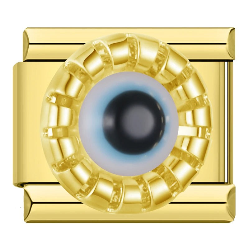 Charm Olho Grego Radiante Gold