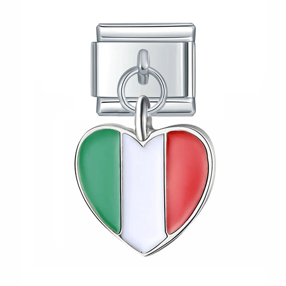 Charm Pendant Bandeira Países Lovers®