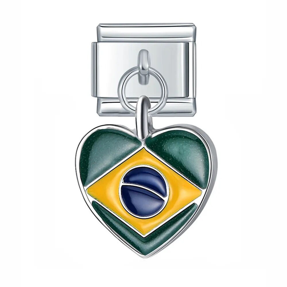 Charm Pendant Bandeira Países Lovers®