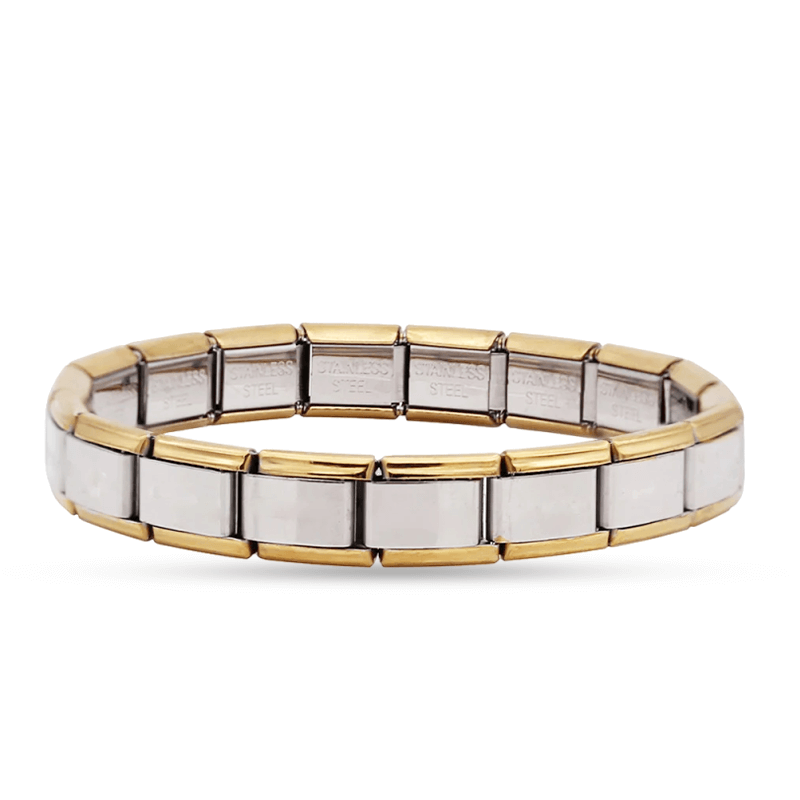 Pulseira Charms Italiana Line Gold