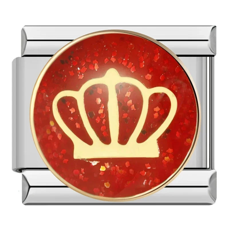 Charms Apaixonador pela cor Vermelha Prata