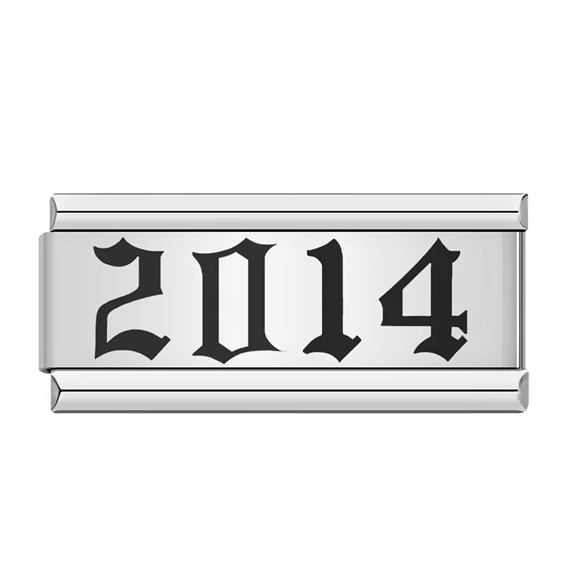 Charms Ano de Nascimento 1980 a 2024 Prata