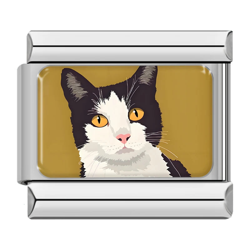 Charms Gatos e Cachorros 1 Prata