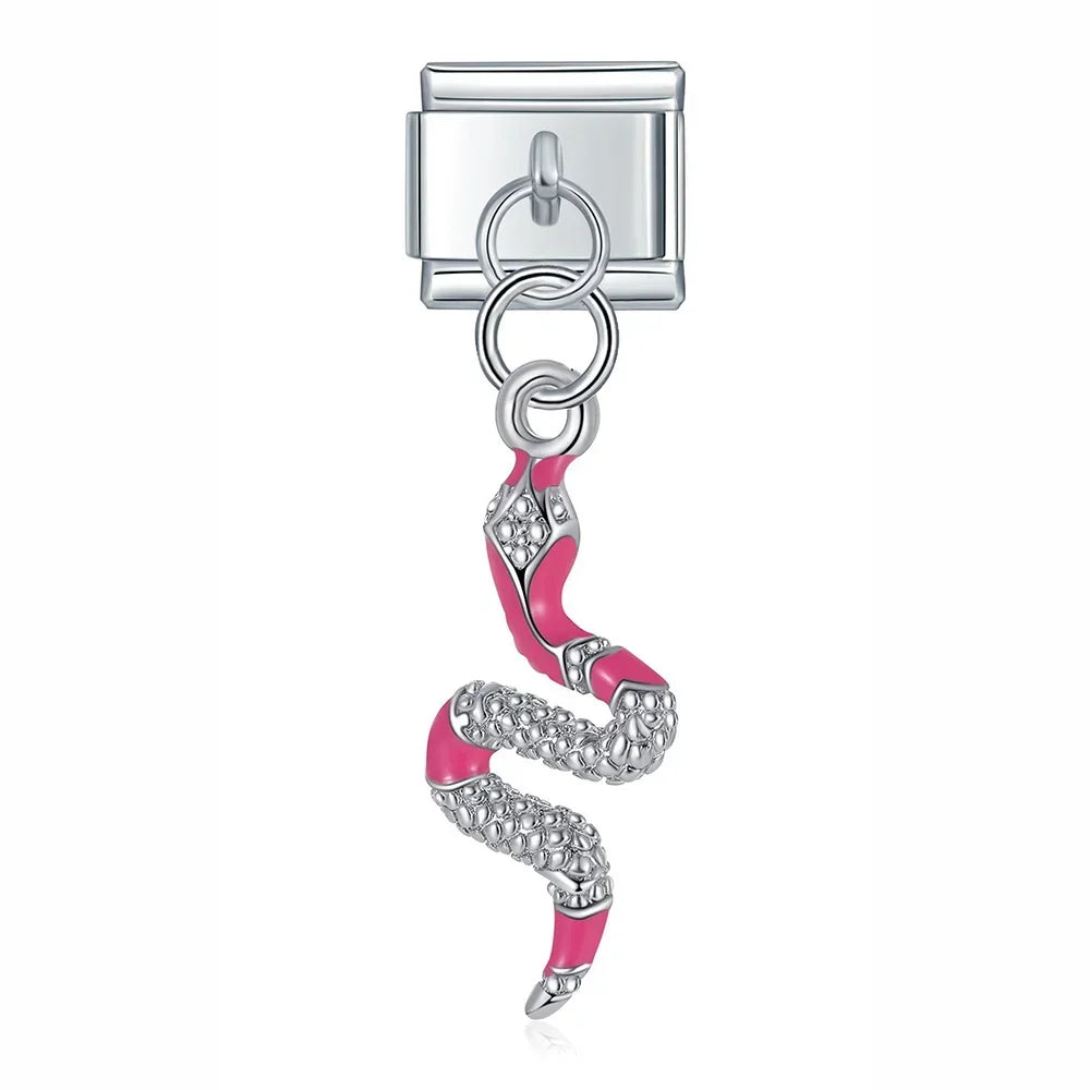 Charm Pendant Cobra Prata
