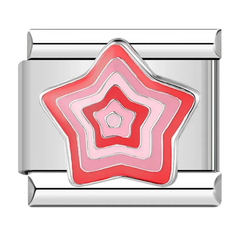 Charm Estrelas e Planetas Prata