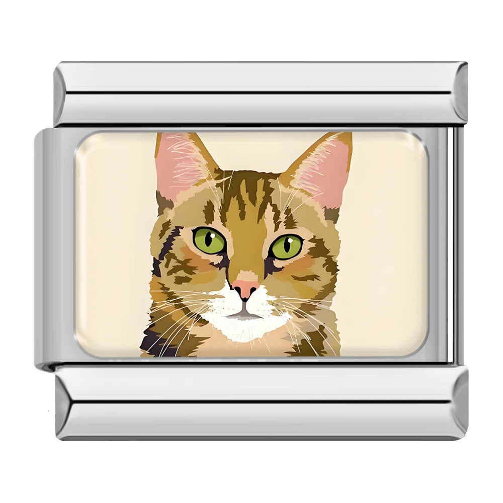 Charms Gatos e Cachorros 1 Prata