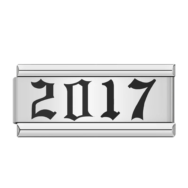 Charms Ano de Nascimento 1980 a 2024 Prata