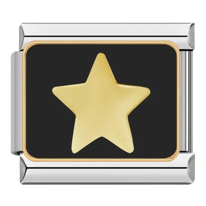 Charm Estrelas e Planetas Prata