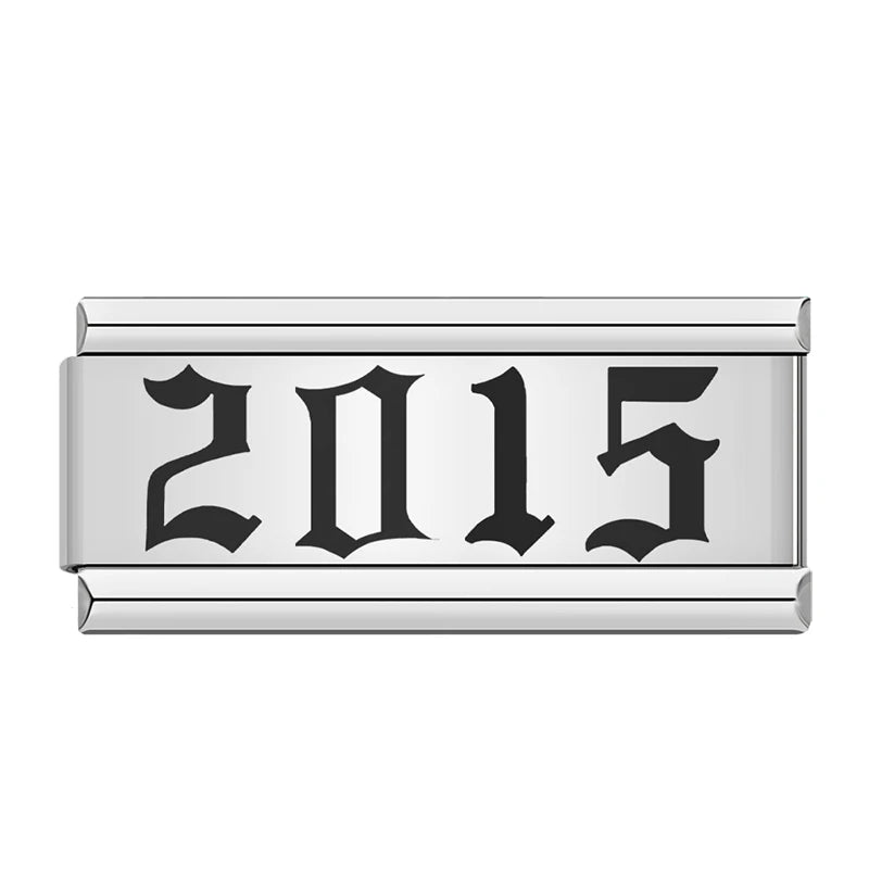 Charms Ano de Nascimento 1980 a 2024 Prata