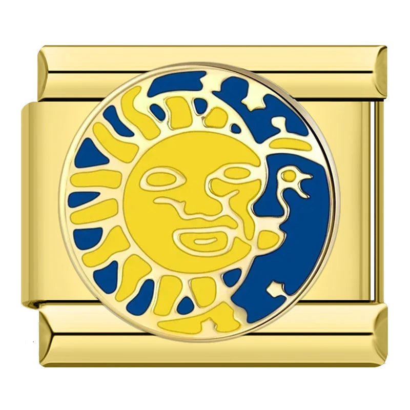 Charm Sol Tribal Gold