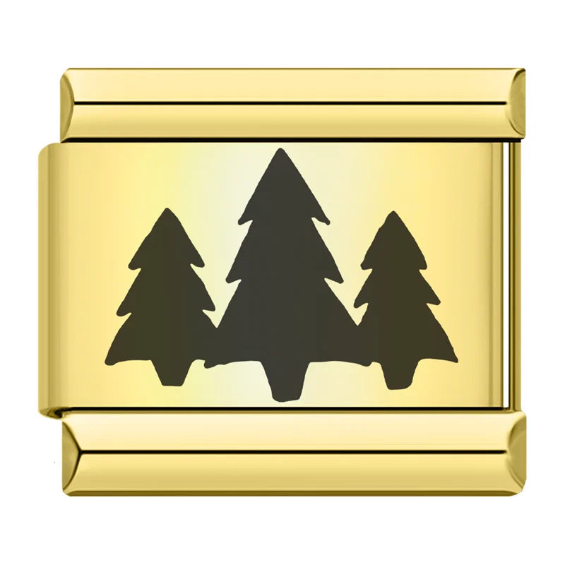 Charm Pinheiro Gold