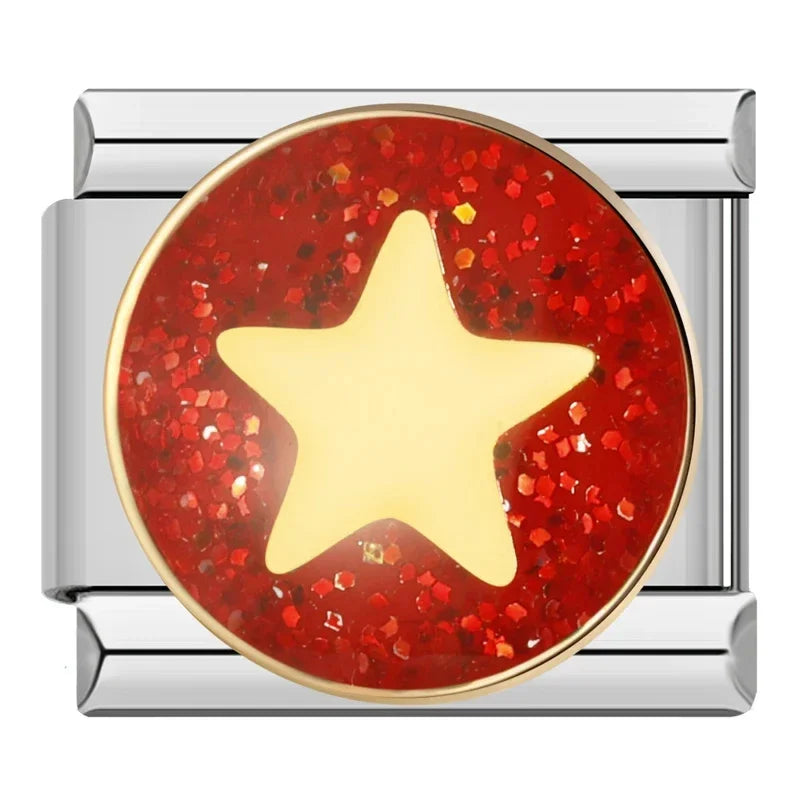 Charm Estrelas e Planetas Prata