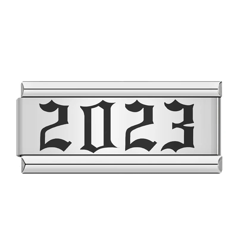 Charms Ano de Nascimento 1980 a 2024 Prata