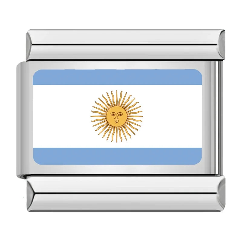 Charms Países do Mundo Prata