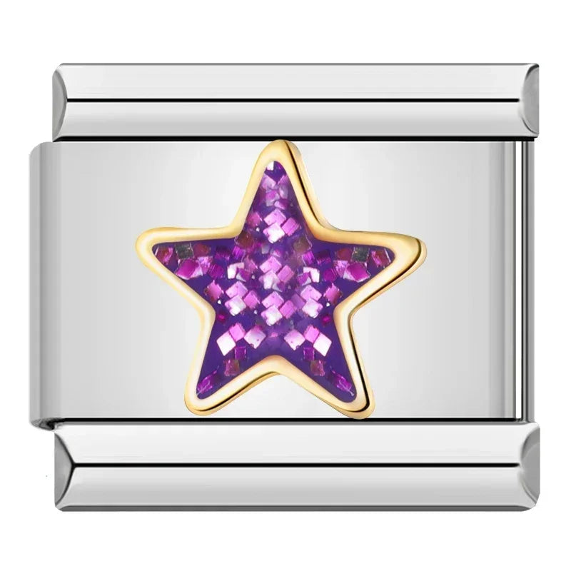 Charm Estrelas e Planetas Prata