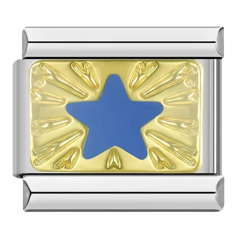 Charm Estrelas e Planetas Prata
