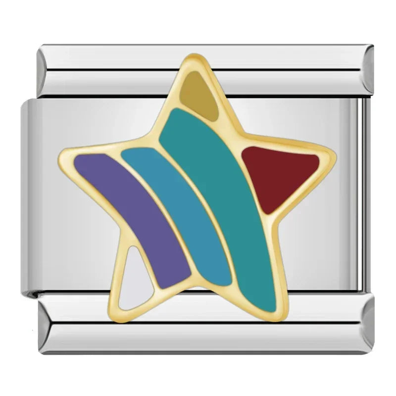 Charm Estrelas e Planetas Prata