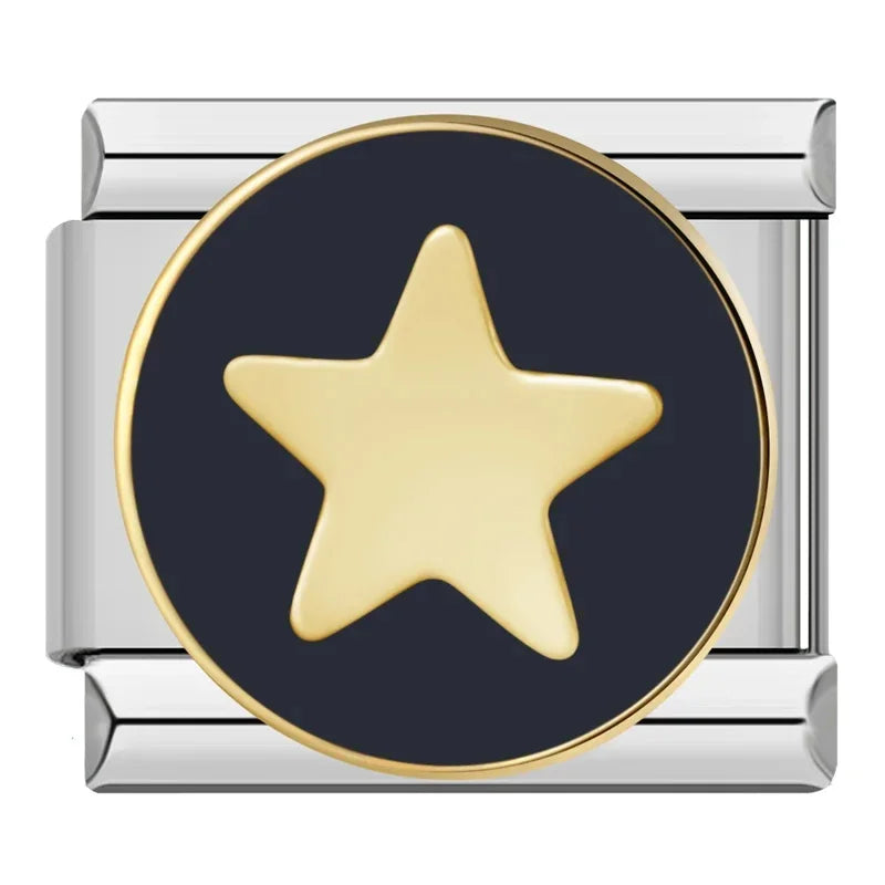 Charm Estrelas e Planetas Prata