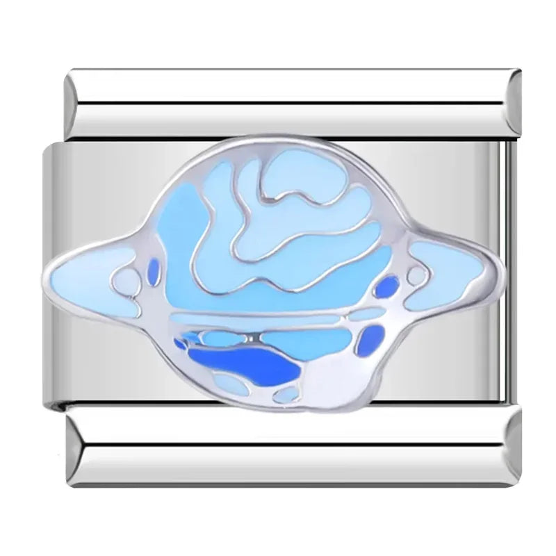 Charm Estrelas e Planetas Prata