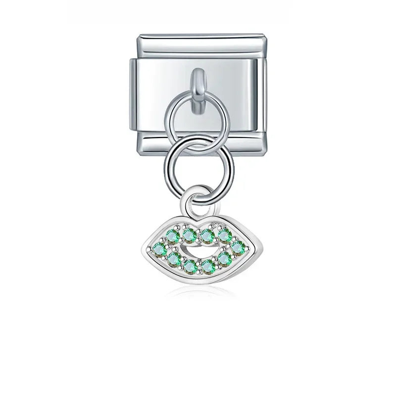 Charm Pendant Mão e Olho (Prata, Rose e Gold)