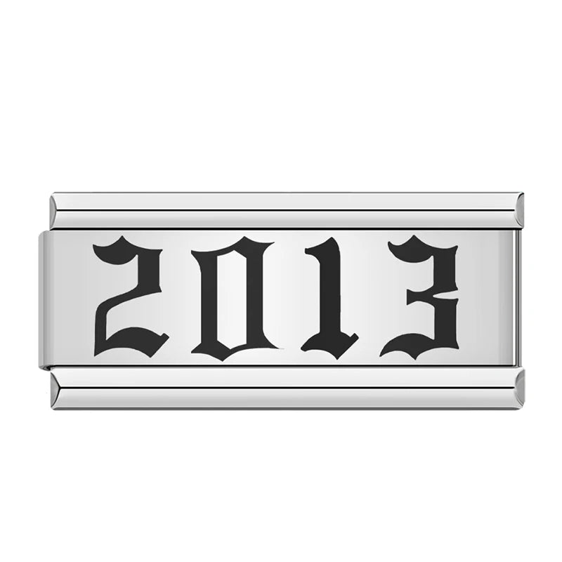 Charms Ano de Nascimento 1980 a 2024 Prata