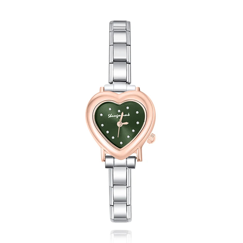 Relógio Charm Coração