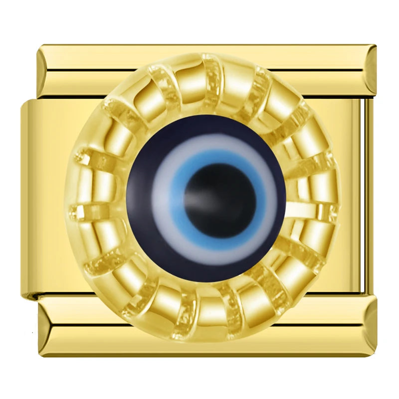 Charm Olho Grego Luxo Gold