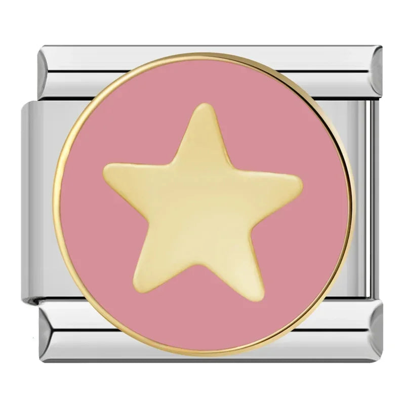 Charm Estrelas e Planetas Prata