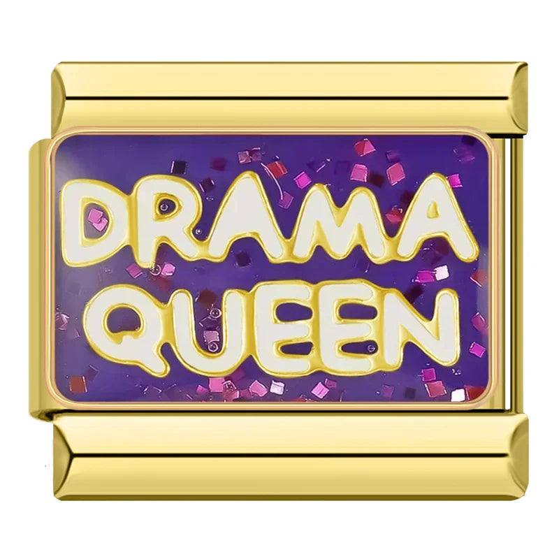 Charm Drama Queen Gold