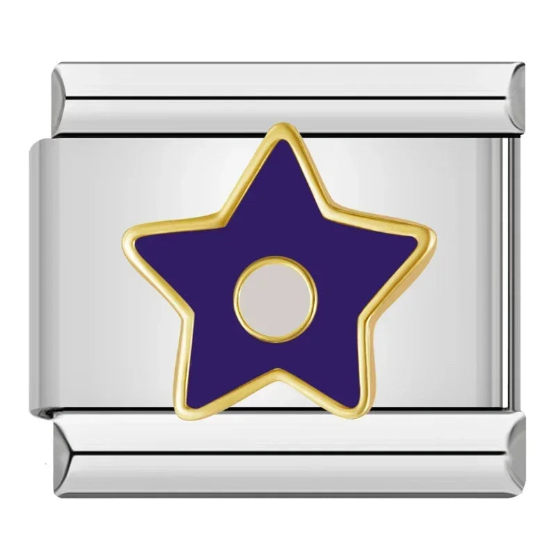 Charm Estrelas e Planetas Prata