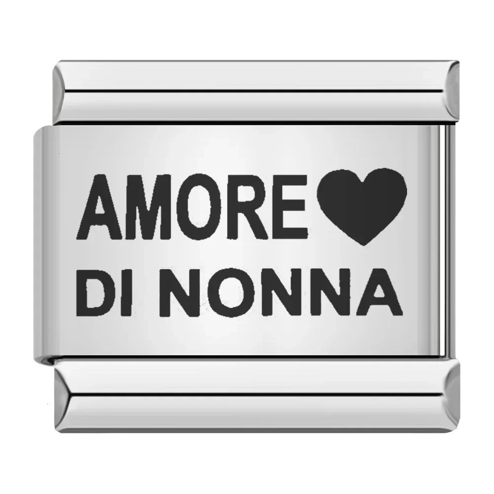 Charm Amore Di Nonna (Amor da VoVó) Prata