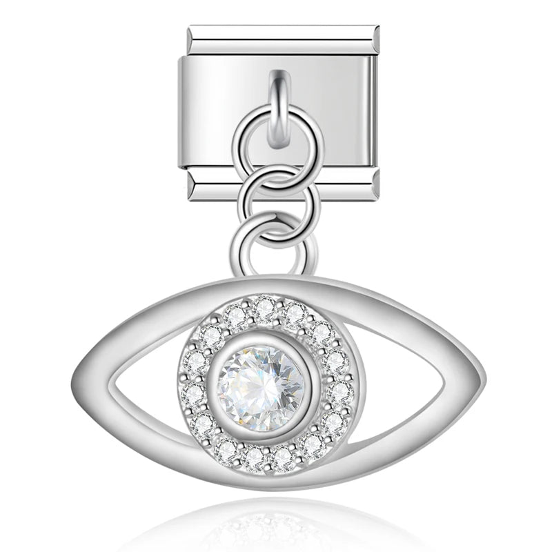 Charms Pendant Olhos (Gold, Prata e Rose)