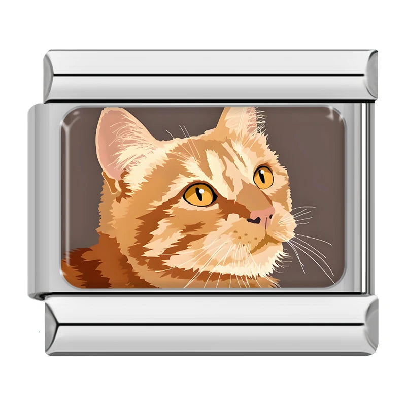Charms Gatos e Cachorros 1 Prata