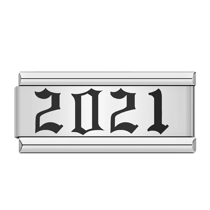 Charms Ano de Nascimento 1980 a 2024 Prata