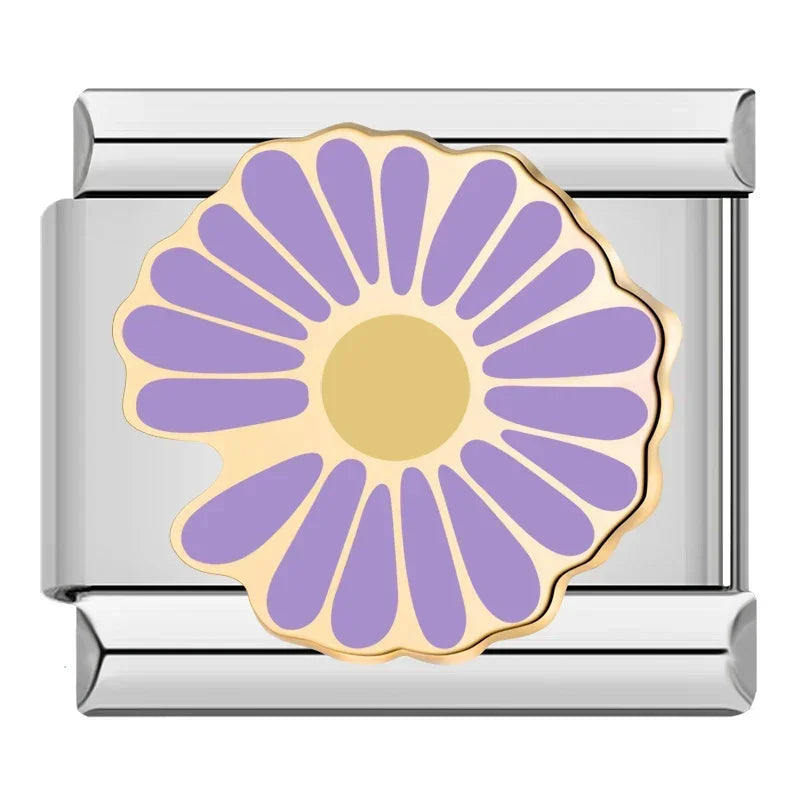 Charms Amantes do Roxo Prata