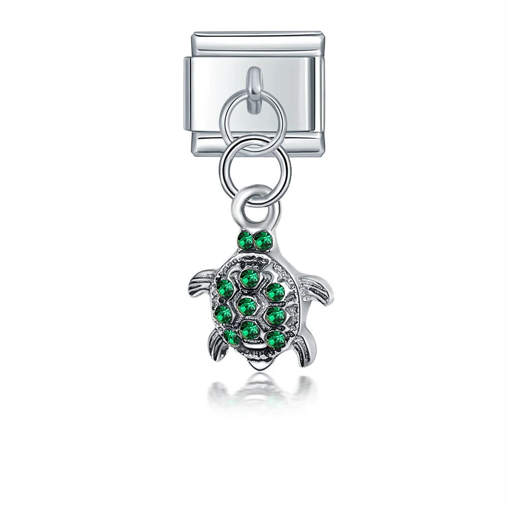 Charm Pendant Tartaruga Prata