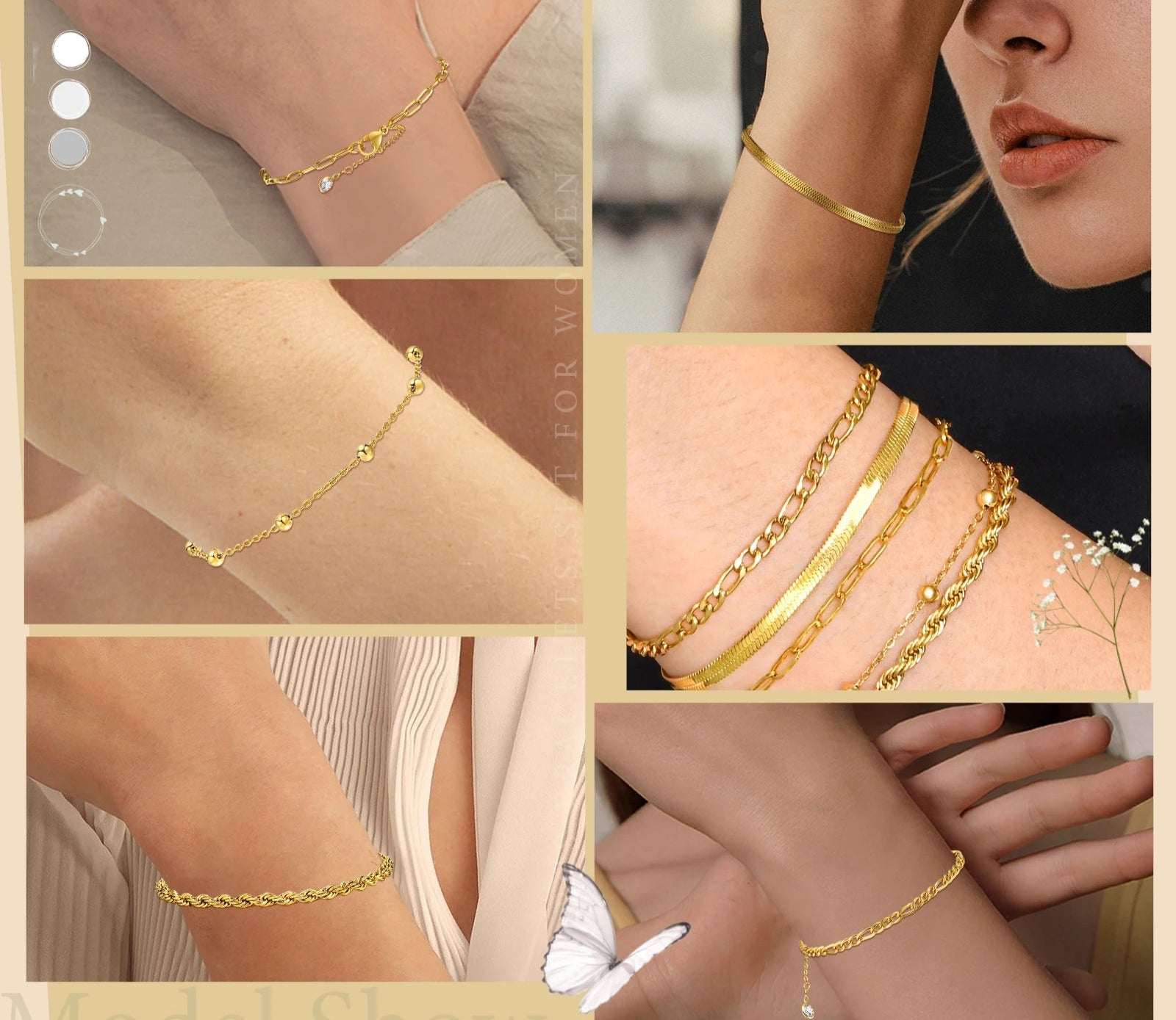 Pulseiras para usar junto