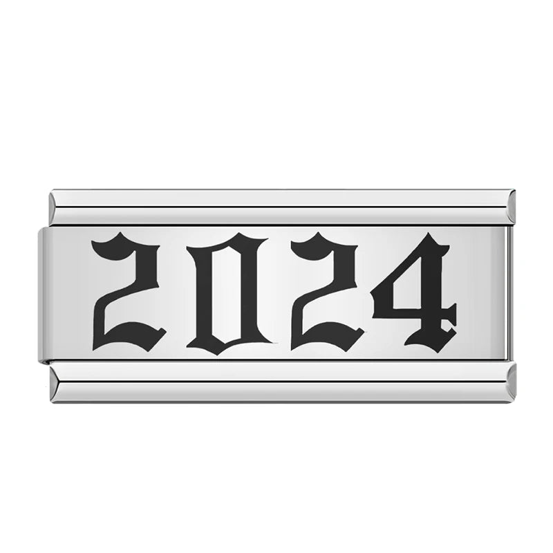 Charms Ano de Nascimento 1980 a 2024 Prata