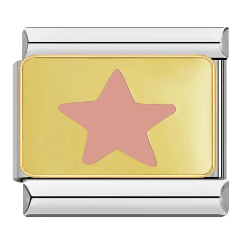Charm Estrelas e Planetas Prata