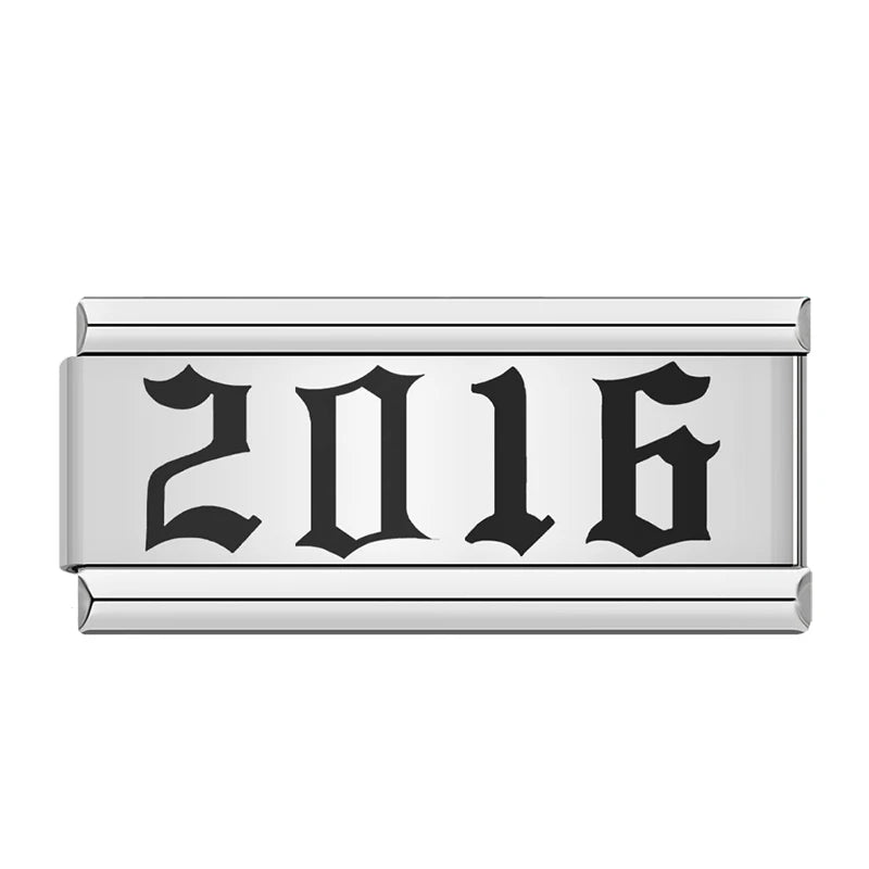 Charms Ano de Nascimento 1980 a 2024 Prata