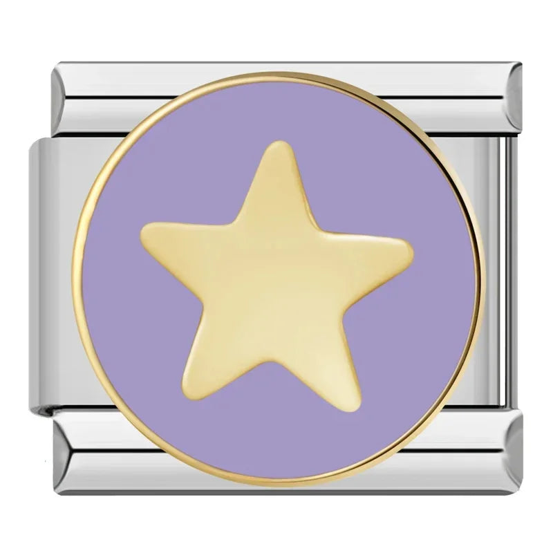 Charm Estrelas e Planetas Prata