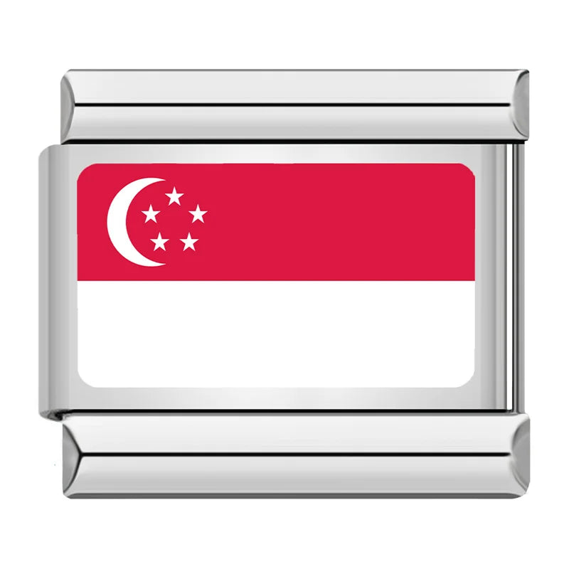 Charms Países do Mundo Prata