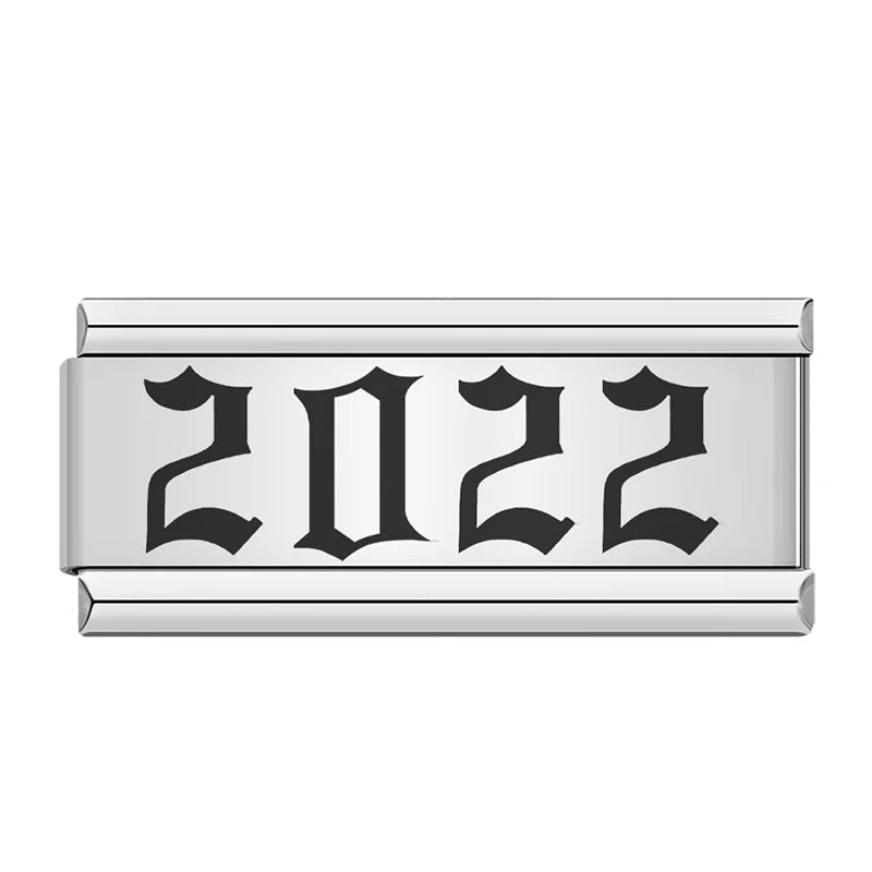 Charms Ano de Nascimento 1980 a 2024 Prata