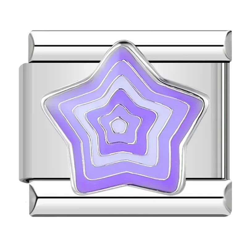 Charm Estrelas e Planetas Prata